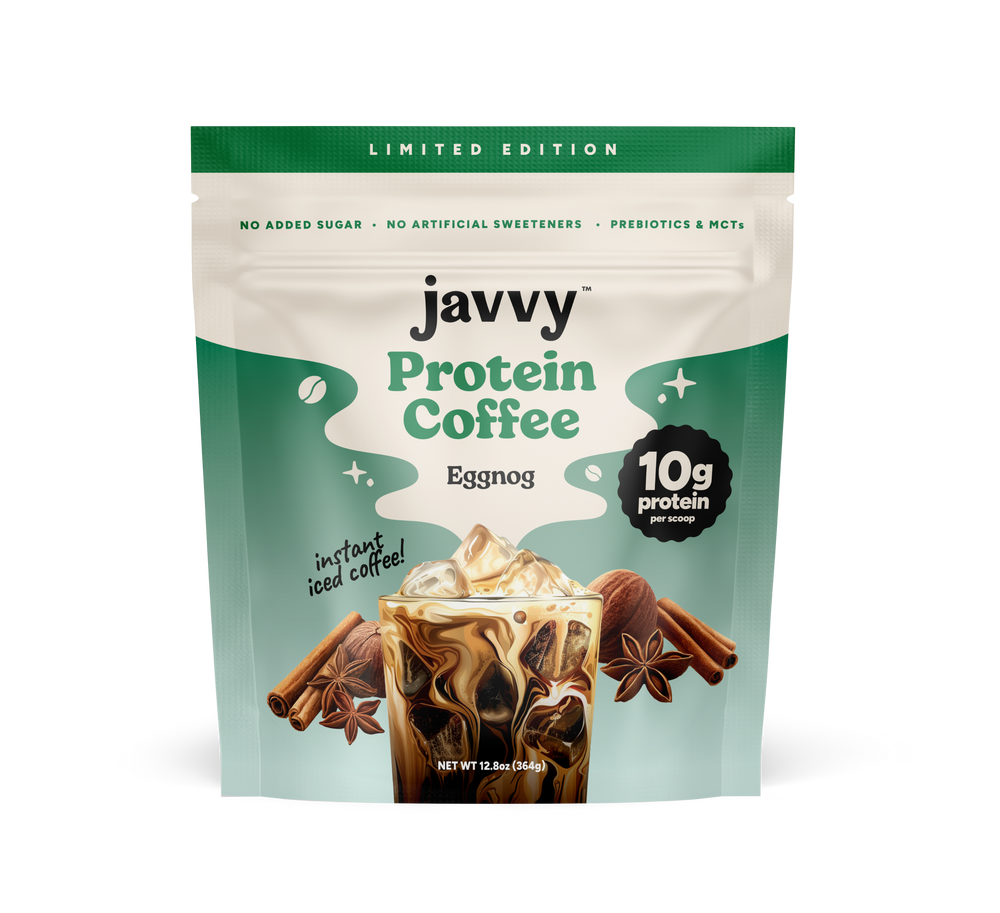 Eggnog Protein Coffee