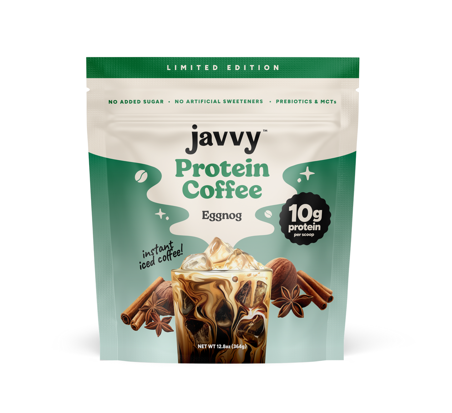 Eggnog Protein Coffee