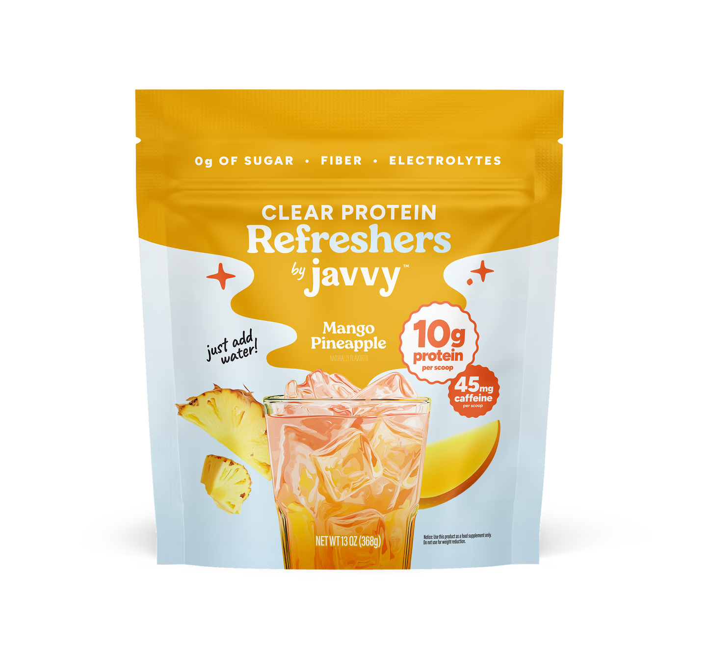 Mango Pineapple Protein Refresher