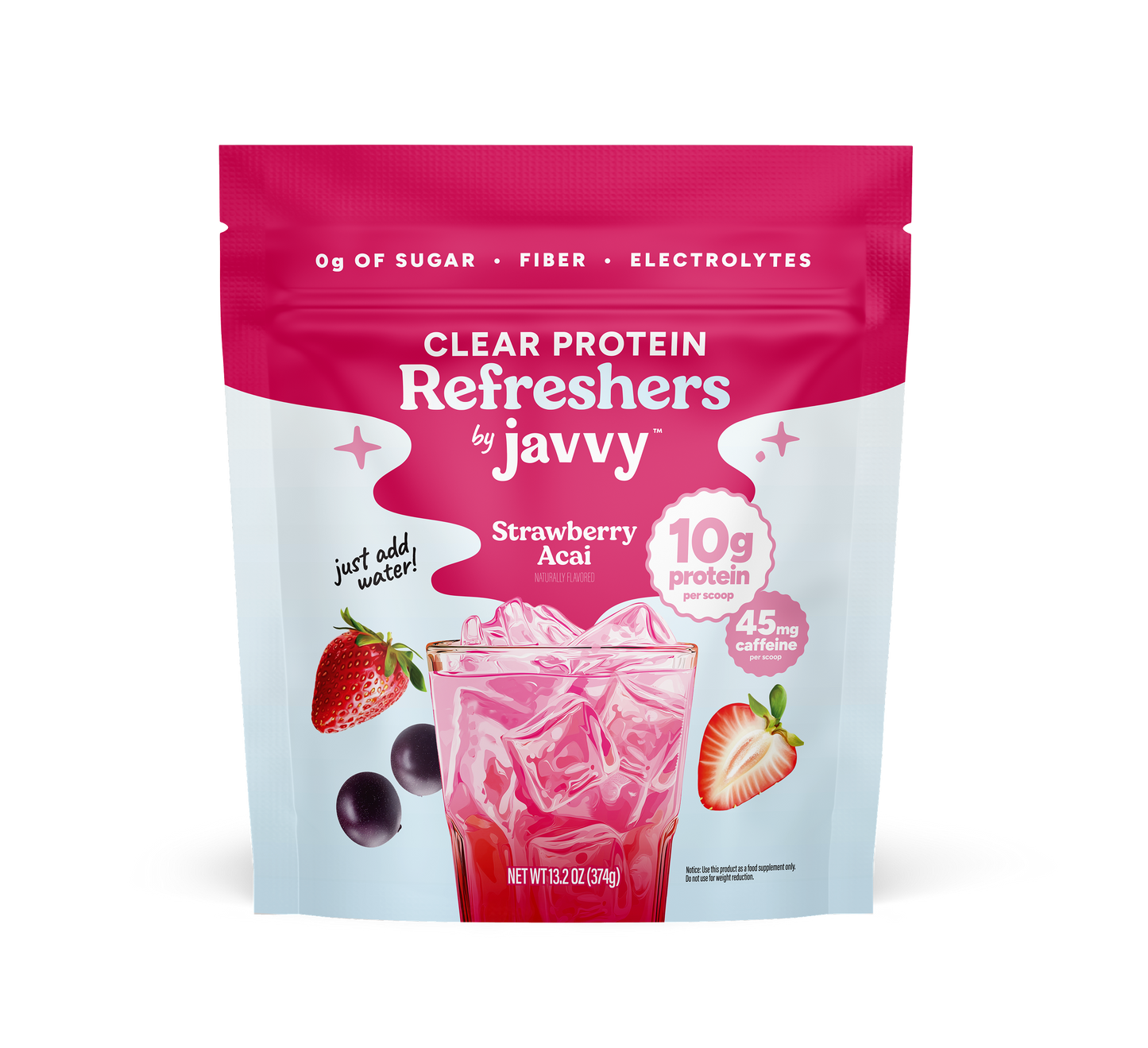Strawberry Açaí Protein Refresher