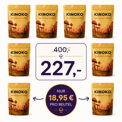 Kinoko Mushroom Coffee - 1 Year Supply