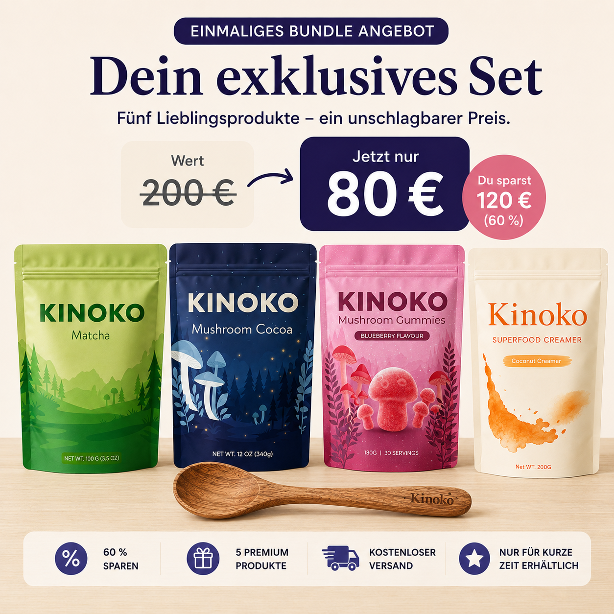 Kinoko Bestseller Probier-Bundle OTP